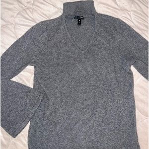 Aqua cashmere sweater